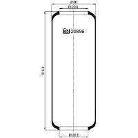 FEBI BILSTEIN 20896 Veerbalg, luchtvering