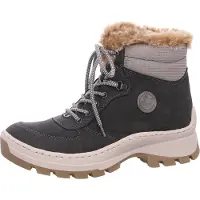 Rieker Vrouwen, Laarzen, Enkellaarsje - 101558, Grijs, (39)