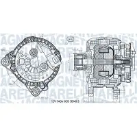 MAGNETI MARELLI 063731576710 Dynamo / Alternator