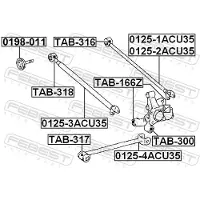 FEBEST 0125-3ACU35 Draagarm