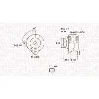 MAGNETI MARELLI 063731814010 Dynamo / Alternator