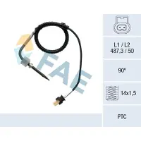 FAE 68015 Sensor, uitlaatgastemperatuur