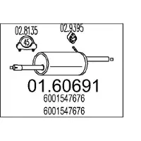 MTS 01.60691 Einddemper