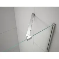 Polysan Fisa wandprofiel en steunbalk, chroom