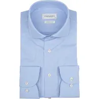 Profuomo Japanese Knitted Hemd Lichtblauw