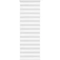 vidaXL Dubbele rolgordijn, wit, 85x230 cm, stofbreedte 80,9 cm, polyester