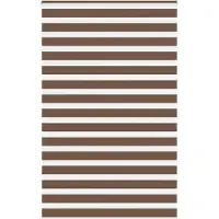 vidaXL Dubbele rolgordijn, bruin, 150x200 cm, stofbreedte 145,9 cm, polyester