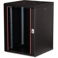 Roline 19-inch wandbehuizing Pro 16 U, 600x600 BxD zwart