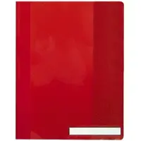 Durable Snelhechter A4 PVC extra breed rood