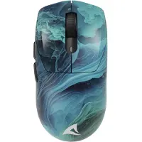 Sharkoon SGM25W Ocean gaming muis draadloze gamingmuis van slechts 59 gram met 12.000 DPI-sensor