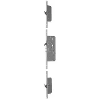 Nemef 4915 Veiligheidsmeerpuntssluiting | cilinderbediend levensloopconcept | SKG*** | DM65mm | PC72mm cilinder boven kruk | voorplaat staal verzinkt 24x1700mm afgerond| DR 1+3/2+4 - A000307705