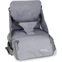 Asalvo Hummus Stars Travel Highchair Grijs Kinderen