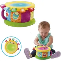 Vtech Magic Bilingual Lights Drum Spanish Version Veelkleurig 3-9 Months