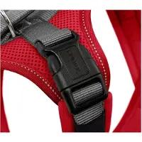 Hunter - Maldon Up - Hondentuig XS, rood/grijs