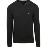 Tommy Hilfiger Trui 'ESSENTIAL' zwart