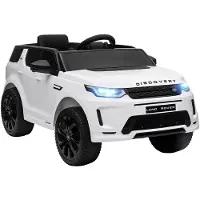 AIYAPLAY Kinder Elektrische SUV Kunststof, Metaal 106L x 65,5B x 51H cm Wit