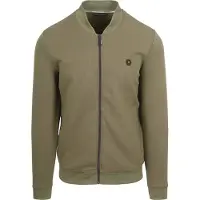 No-excess Sweatvest geel / donkergroen / zwart