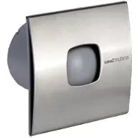 CATA Silentis 10 Inox T Axiale timer-afzuigventilator, 15W, kanaal 100 mm, geborsteld roestvrij staal