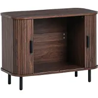 Beliani BRADLEY - Commode - Donkerbruin - MDF