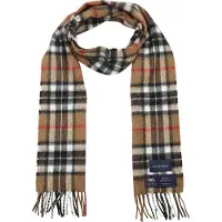 Suitable Sjaal Ruit Merino Wol Beige - | Multicolour | Maat one size