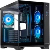 Chieftec Mini Tour Micro ATX Behuizing - - Visio RGB - Zwart - Glazen panelen - Elegante uitstraling