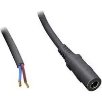 Bkl Electronic 075186 Niedervolt-Anschlusskabel Niedervolt-Buchse - offene Kabel