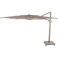 4SO Hacienda Zweefparasol 300x400 Sand/Latte Frame