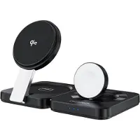 Choetech Foldable 3-in-1 Magnetic Qi2 Draadloze Oplader