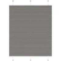 vidaXL Plissé rolgordijn 110x150 cm stofbreedte 109,4 cm antraciet