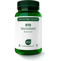 Aov 819 Mariadistel-extract - 2 x 90 vegacapsules - Voordeelverpakking