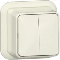 Technische Unie Gira Serieschakelaar Opbouw Creme 310510