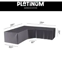 Platinum AeroCover | Loungesethoes 270 x 270 x 100 x 71(h) cm | L-vorm Trapeze