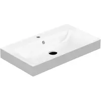 Kerasan Cento Keramische wastafel 80x45cm, wit