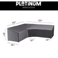 Intratuin Platinum Aerocover Loungesethoes 270 X 270 B 90 H 65/90 Cm