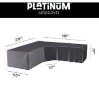 AeroCover Platinum Loungesethoes hoekset trapeze 300x300x85xH65/90