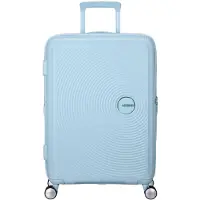 American Tourister Soundbox Spinner 67 / 24 TSA EXP Trolley Pastel Blue lichtblauw