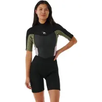 Rip Curl 2025 Dames Omega 1.5mm Rug Ritssluiting Shorty Wetsuit