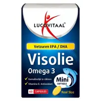 Lucovitaal 2+3 gratis: Visolie Omega 3 mini softgels 60 softgels