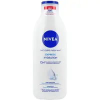 Nivea Express Bodylotion - Voor Normale tot Droge Huid - Hyaluronzuur en Voeden Serum - 72H Hydraterende Lotion - 400 ml