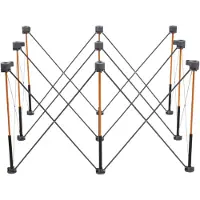Bora CK9S Centipede universele onderstel 122 x 122 cm hoogte 76 cm + tas