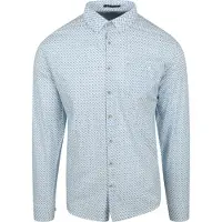 No-excess Overhemd saffier / pastelblauw