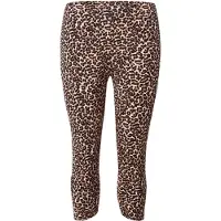 ONLY Carmakoma capri legging CARTIME met panterprint bruin female | Maat: 54
