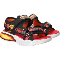 SKECHERS Open schoenen 'MEGA SPLASH' geel / oranje / rood / zwart