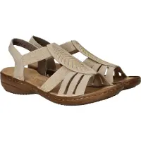Rieker Sandaal 'Sandalen Plat' beige