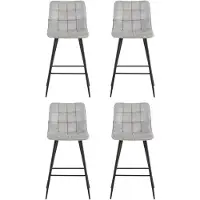 Benoa Barstoel Lucille Perfect Harmony Grijs - barstoelen set van 2