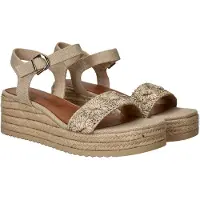 Tamaris Sandalen met riem sand