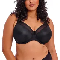Elomi SMOOTH- Dames T-shirt Beha- BLACK- Maat 95E