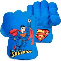 DC Comics Superman Handschoen 25 Cm Blauw