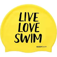 Buddyswim Live Love Swim Silicone Zwembadmuts