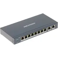 Hikvision DS-3E1310HP-EI 8 Port Fast Ethernet Smart POE Switch